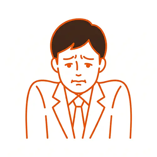 萎縮する部下のアイコン